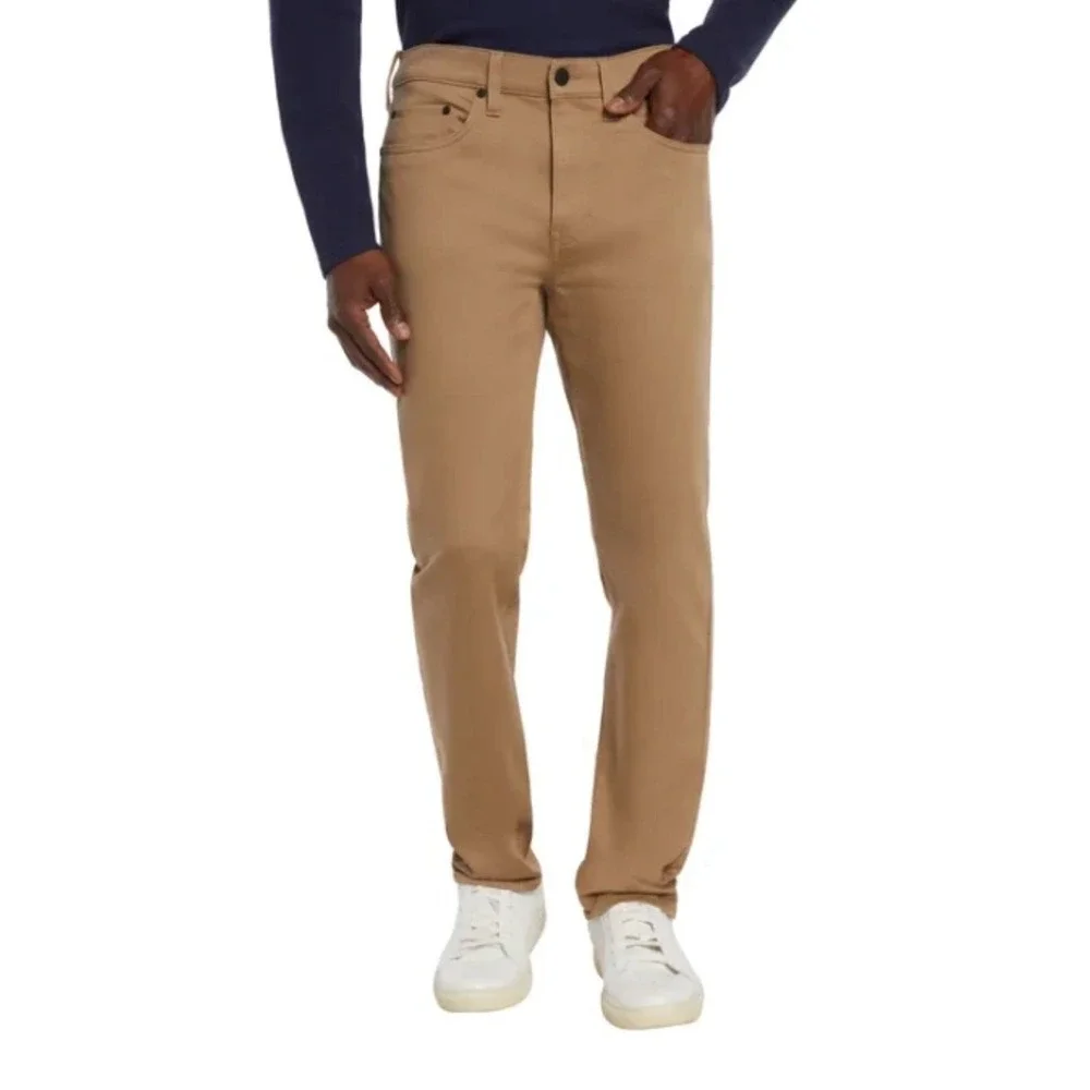 Banana Republic Mens Stretch 5‎ Pocket Pant Cotton Spandex Dark Tan 40x30(27)